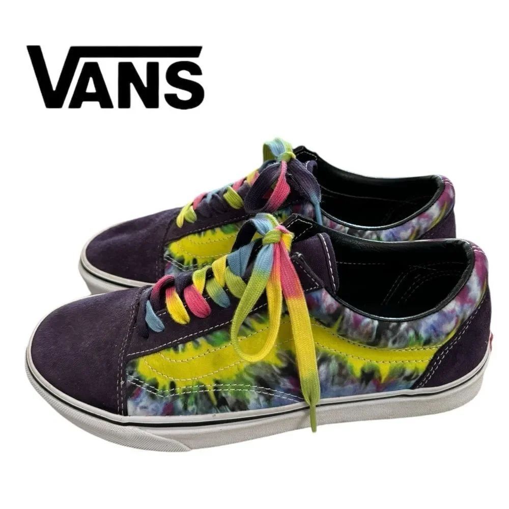 Vans Old Skool Tie Dye Men's Women's Unisex Tennis Shoes Sneakers 9
